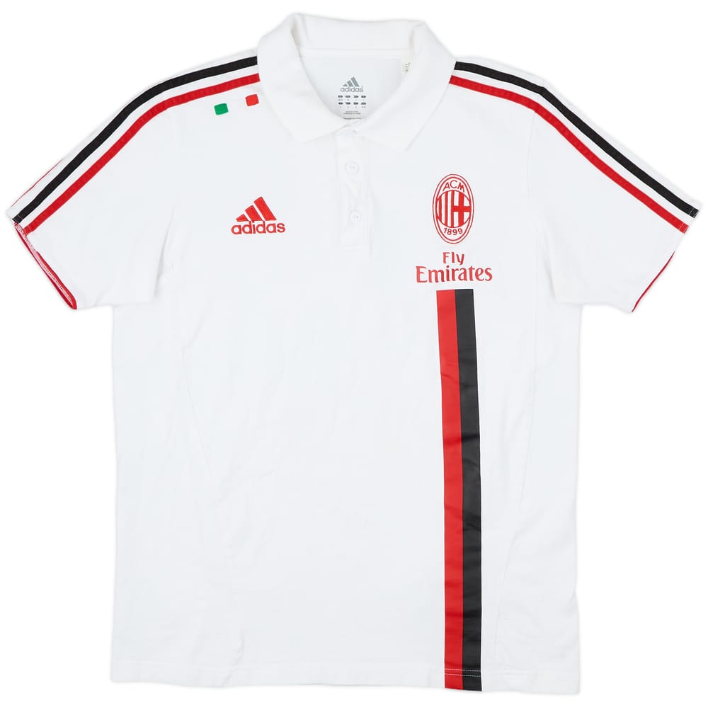 2011-12 AC Milan adidas Polo Shirt - 6/10 - (M/L)