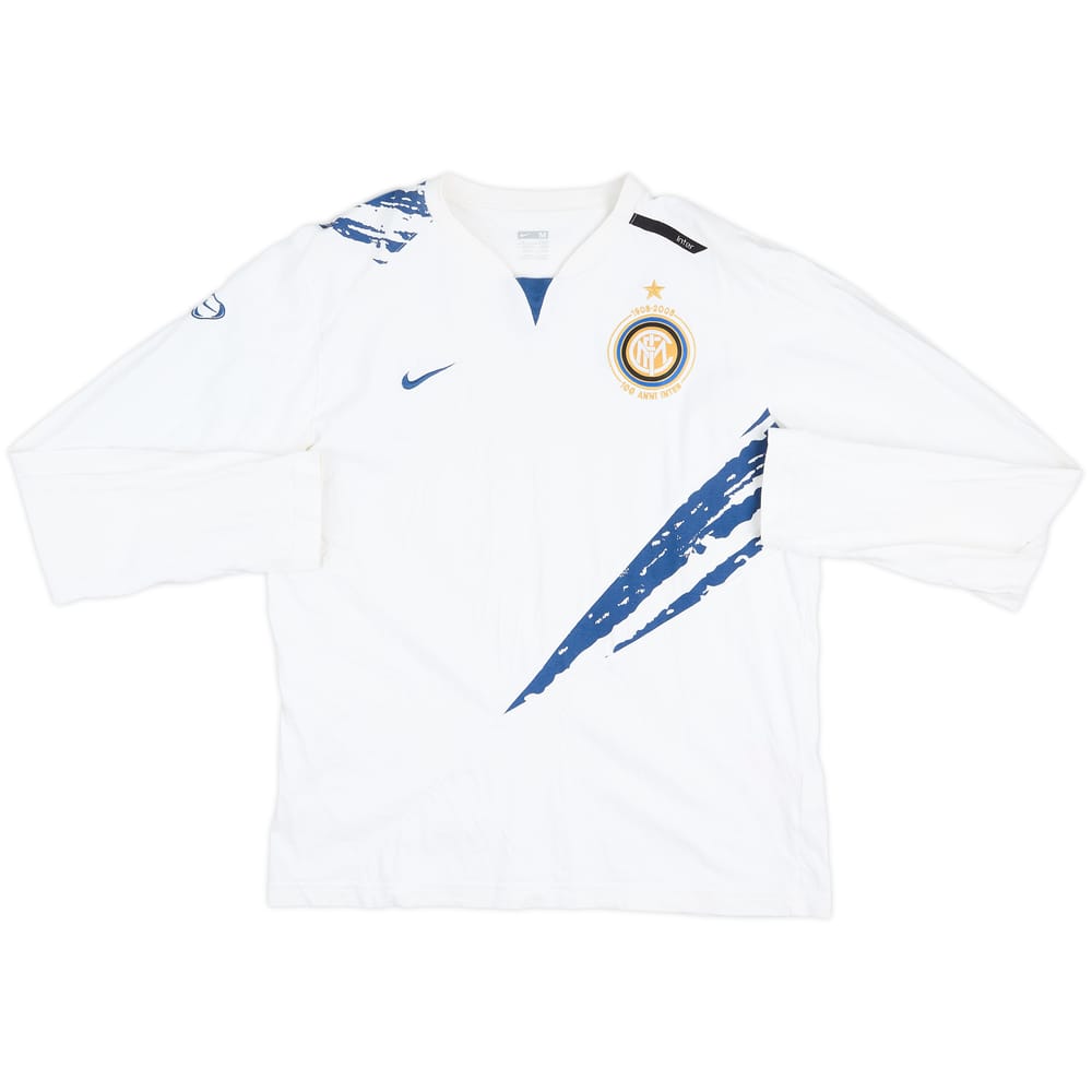 2007-08 Inter Milan Nike Cotton Tee - 7/10 - (M)
