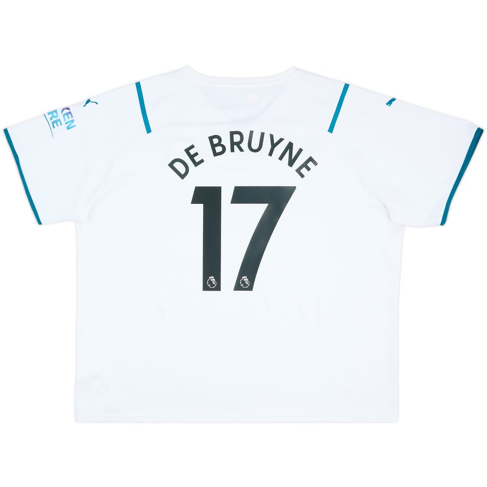 2021-22 Manchester City Away Shirt De Bruyne #17 - 8/10 - (3XL)