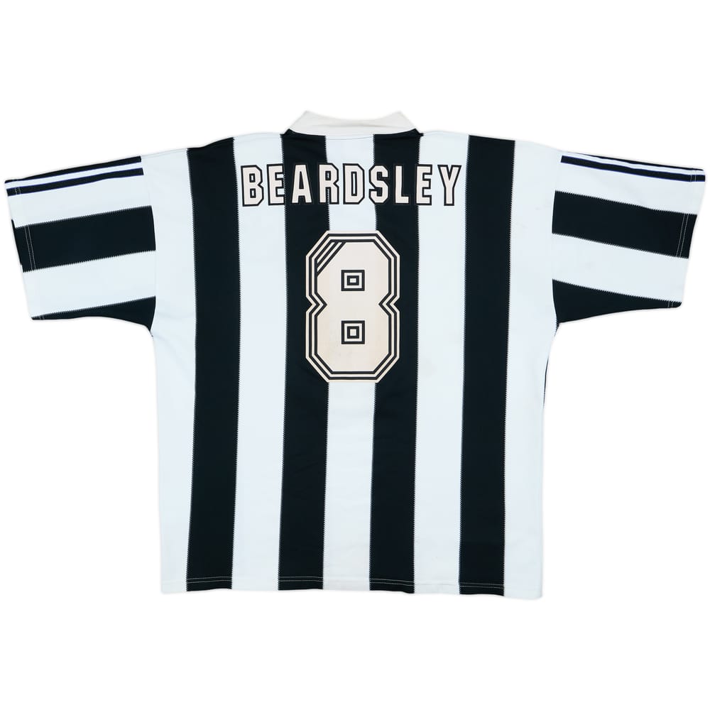 1995-97 Newcastle Home Shirt Beardsley #8 - 7/10 - (XL)
