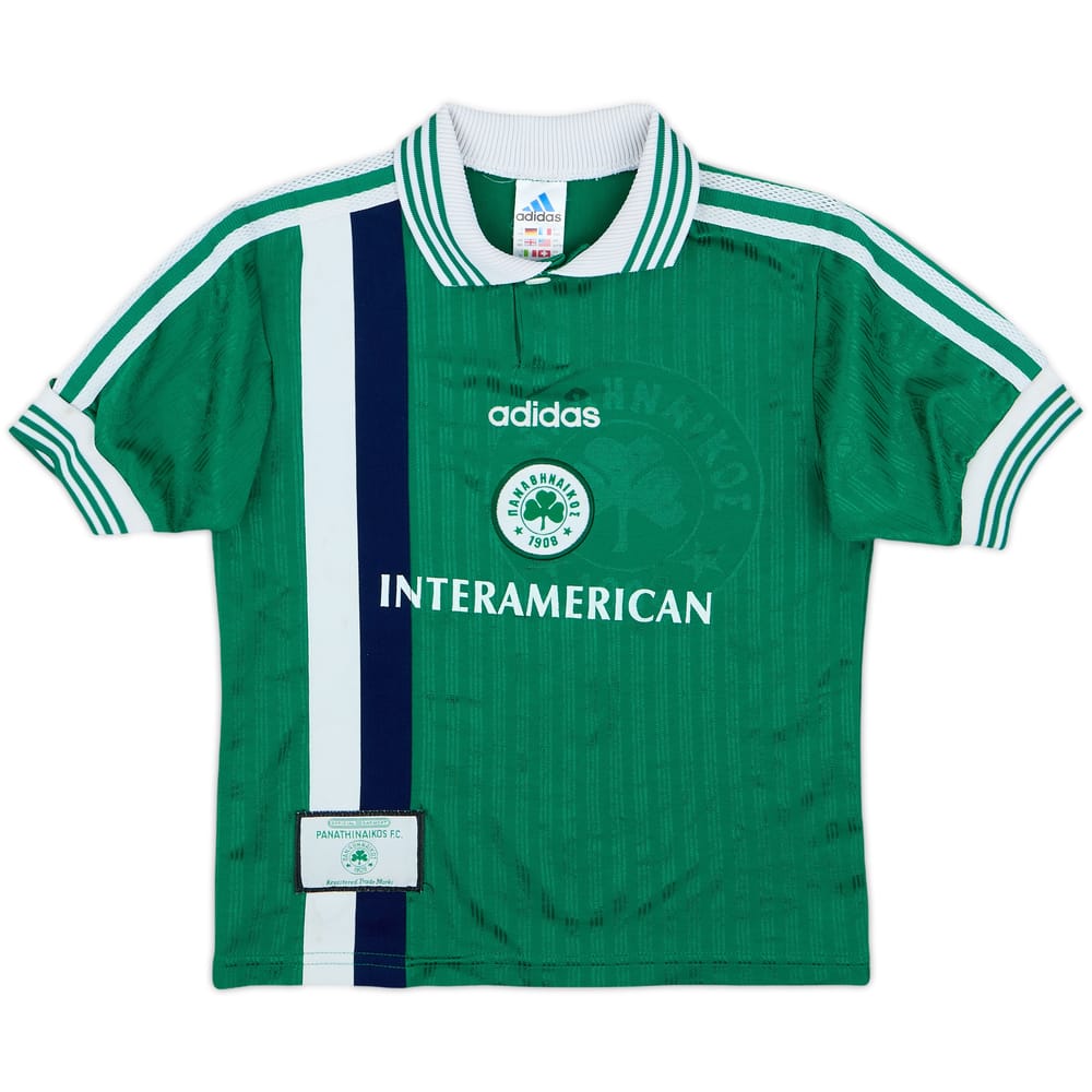 1997-98 Panathinaikos Home Shirt - 8/10 - (M.Boys)