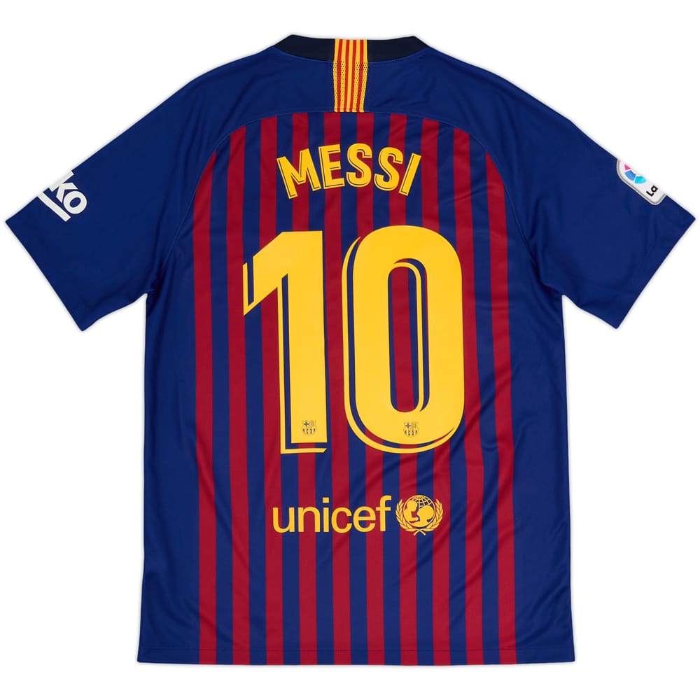 2019-20 Barcelona Home Shirt Messi #10 - 8/10 - (M)