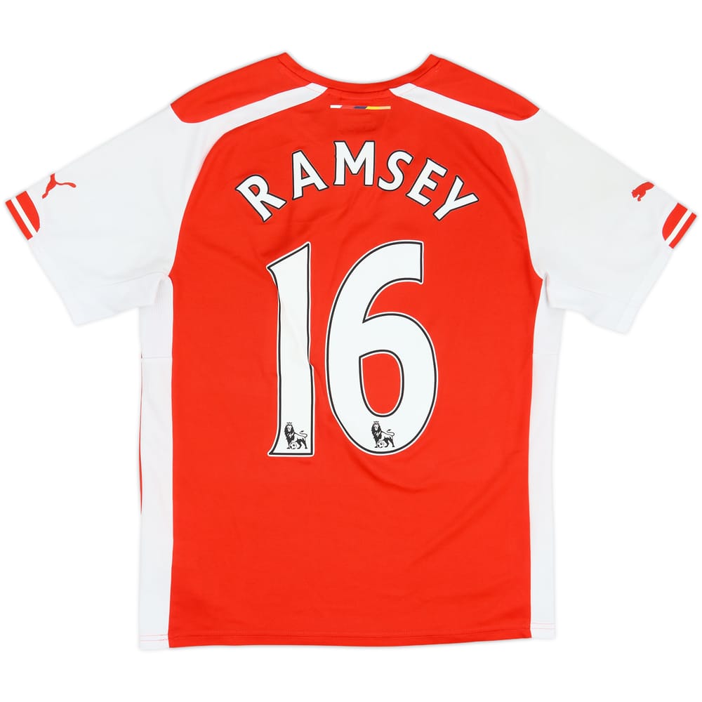2014-15 Arsenal Home Shirt Ramsey #16 - 5/10 - (M)