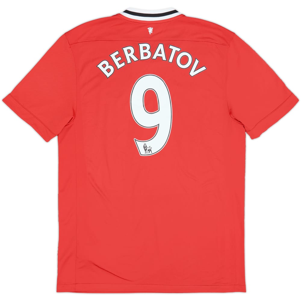 2011-12 Manchester United Home Shirt Berbatov #9 - 8/10 - (L)