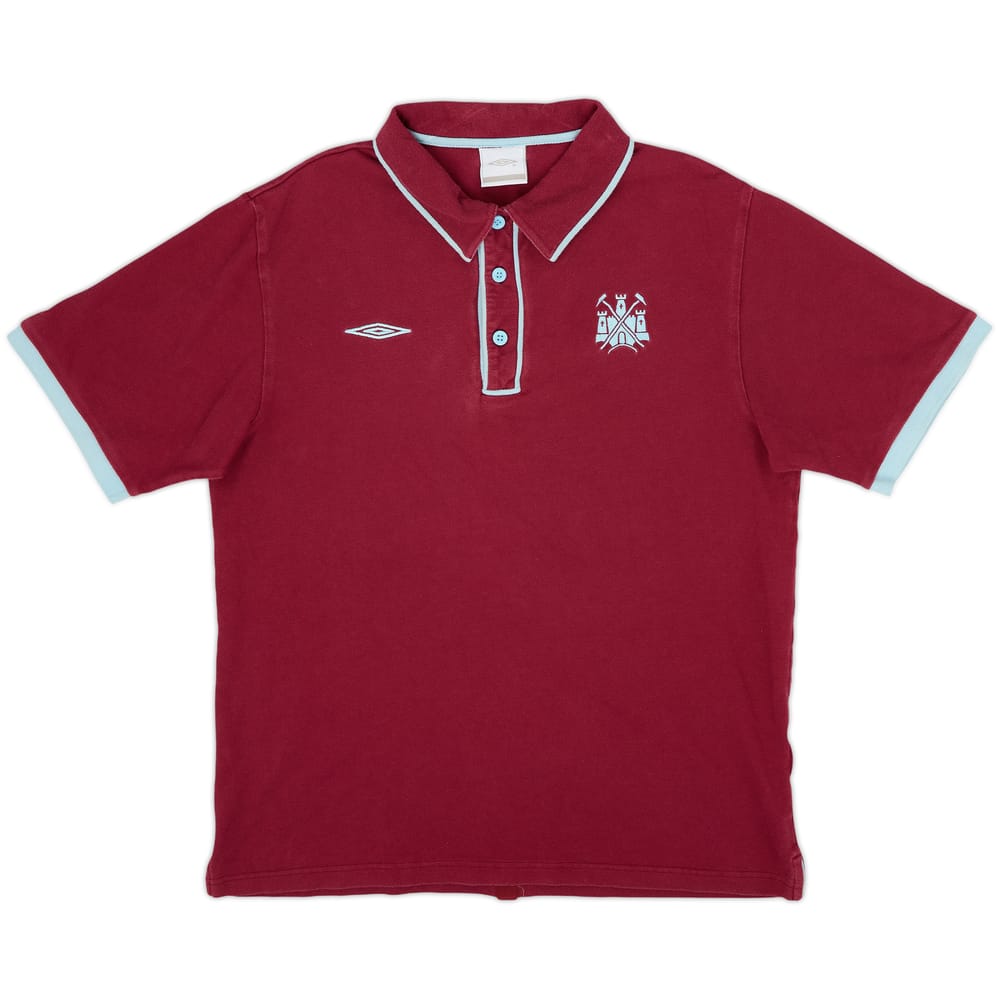 2007-08 West Ham Umbro Polo Shirt - 7/10 - (XL)