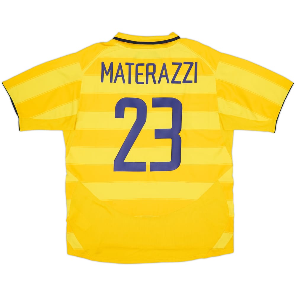 2003-04 Inter Milan Away Shirt Materazzi #23 - 6/10 - (XXL)