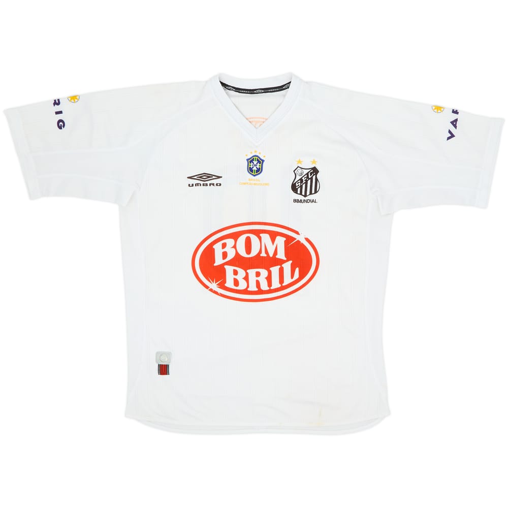 Camiseta de local del Santos 2002-03 #10 - 7/10 - (XL)