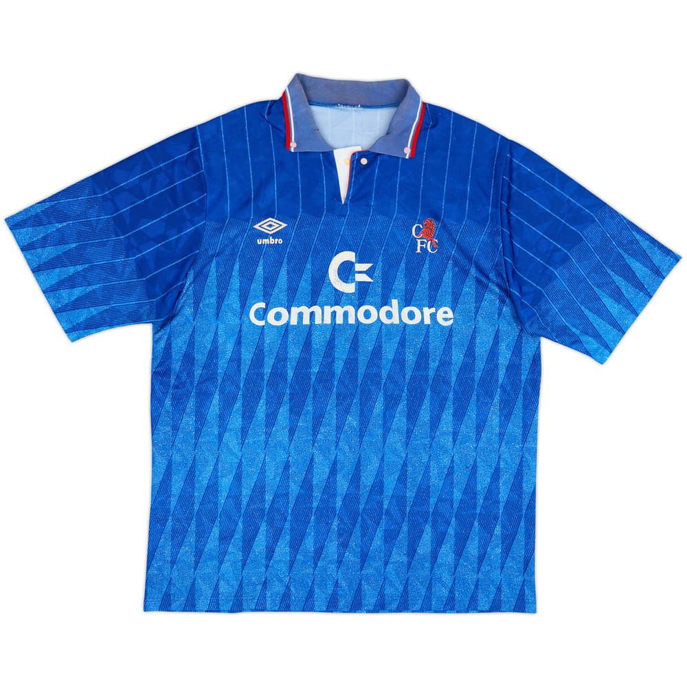 1989-91 Chelsea Home Shirt - 6/10 - (XXL)