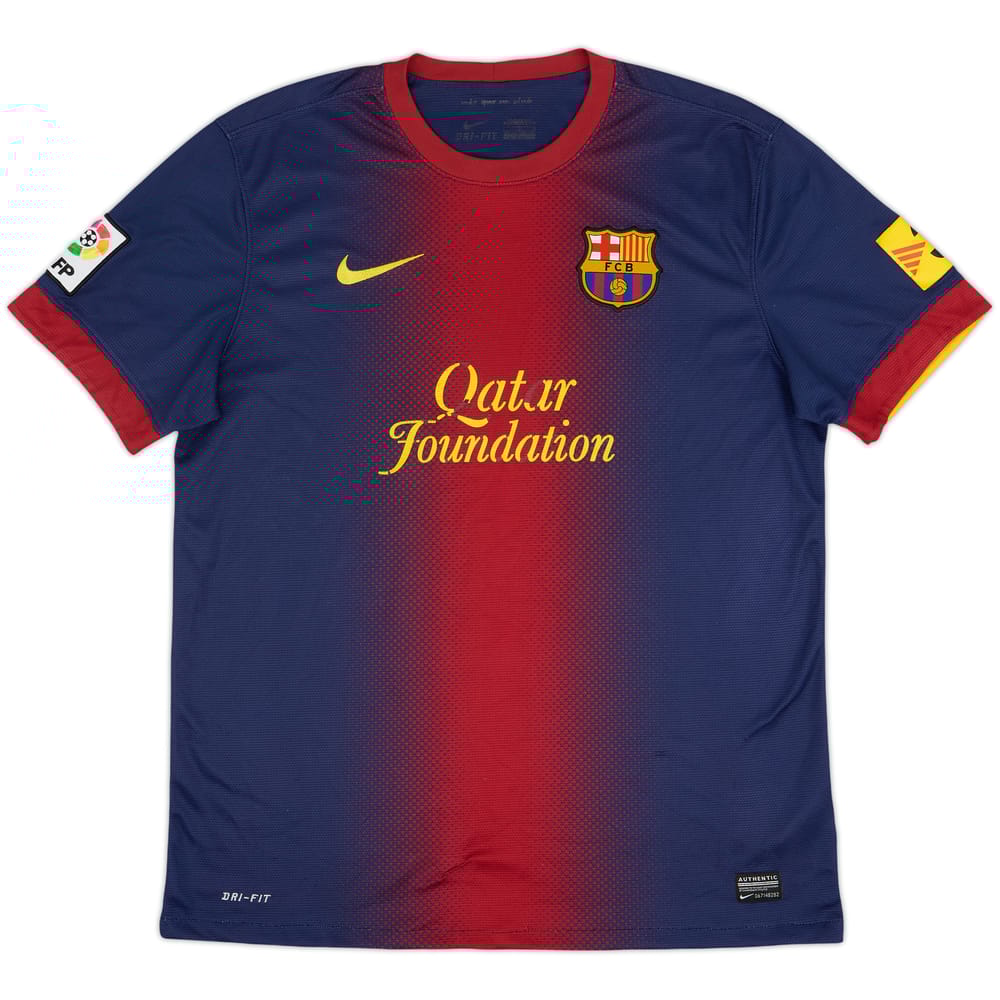 2012-13 Barcelona Home Shirt - 4/10 - (L)