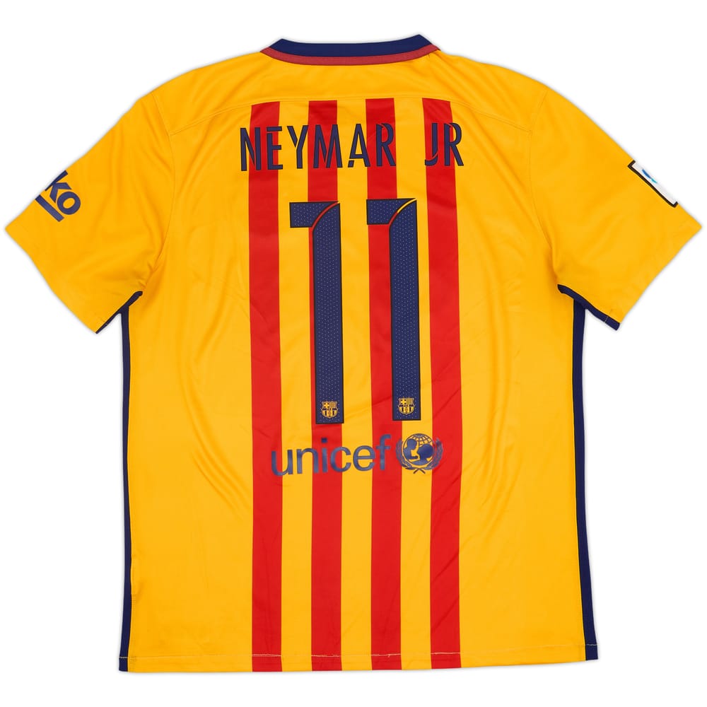 2015-16 Barcelona Away Shirt Neymar #11 - 6/10 - (L)