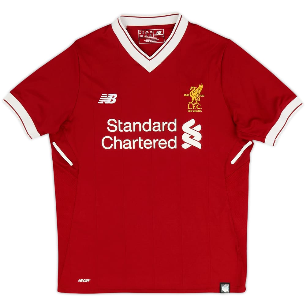 2017-18 Liverpool 125 Years Home Shirt - 9/10 - (L.Boys)
