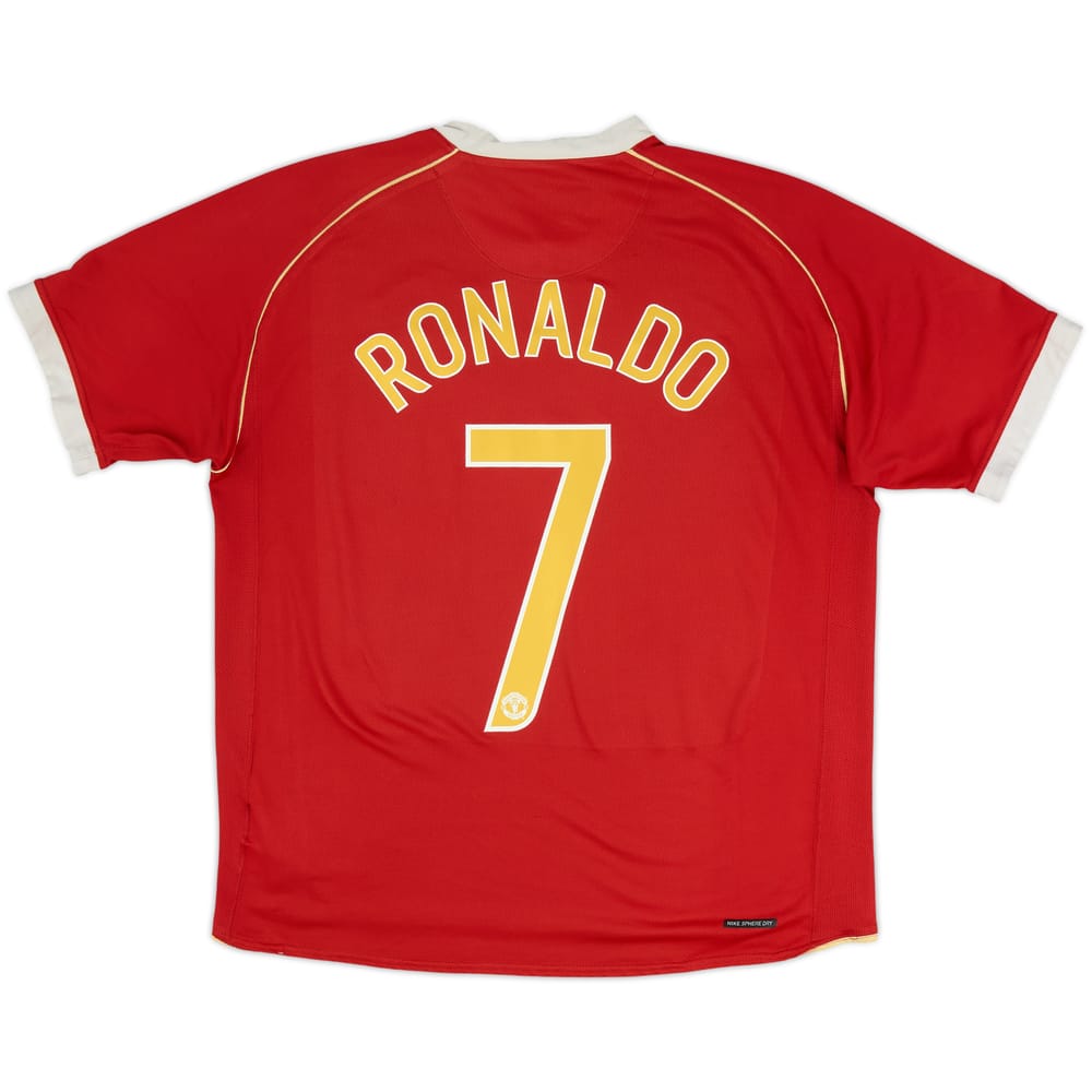 2006-07 Manchester United Home Shirt Ronaldo #7 - 6/10 - (L)
