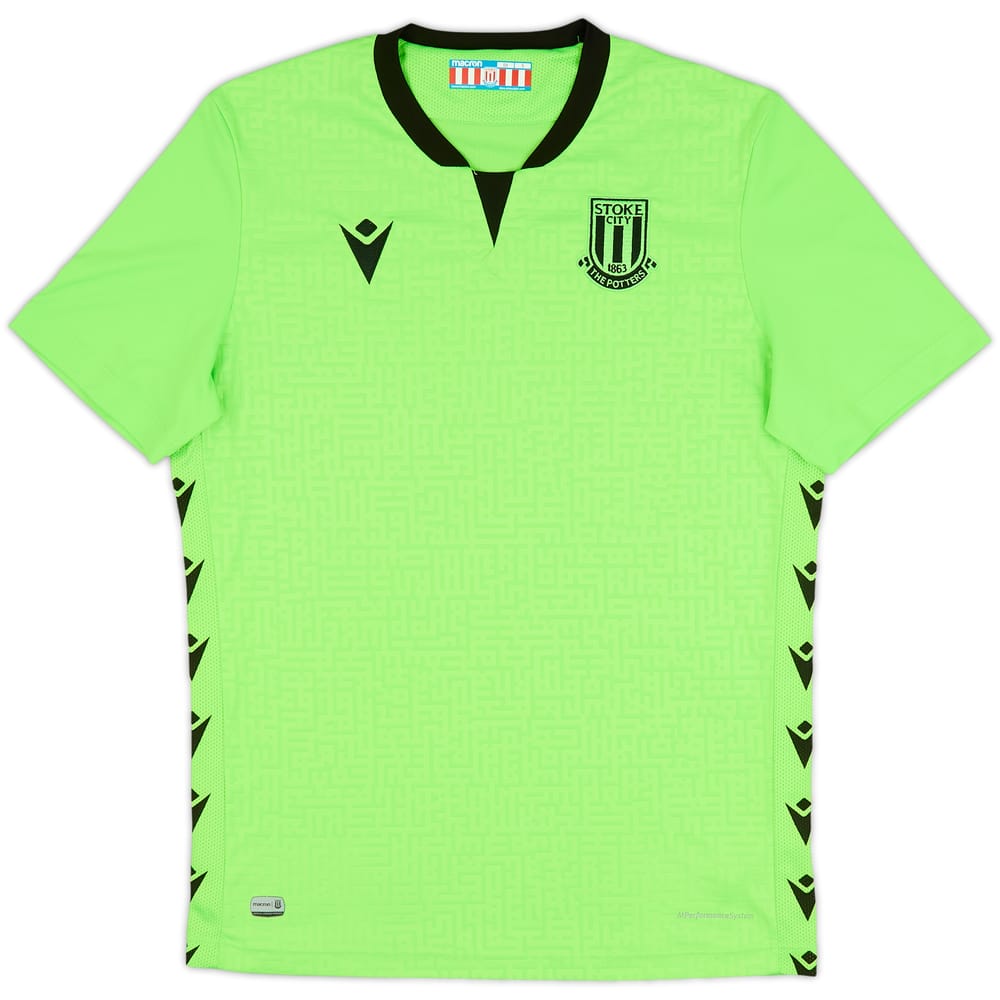 2021-22 Stoke City GK S/S Shirt - 10/10 - (S)