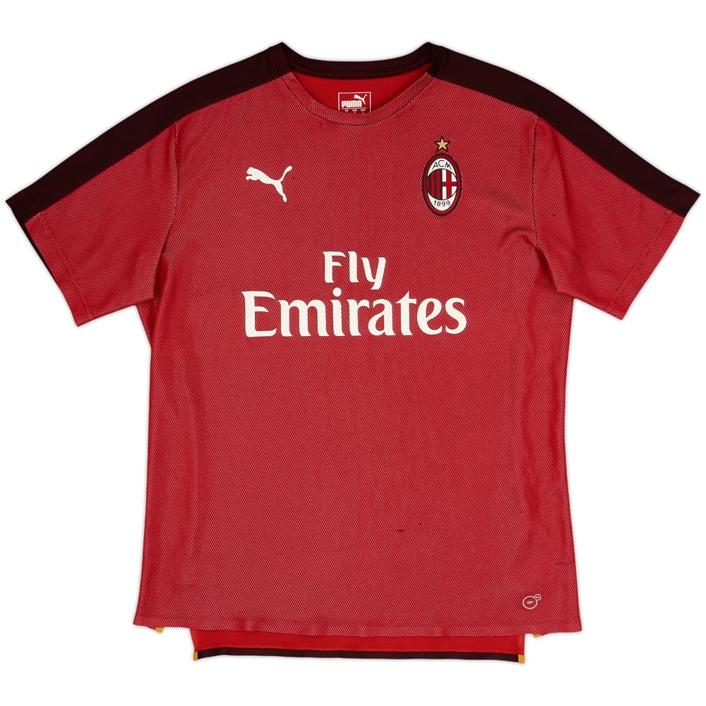 2018-19 AC Milan Puma Training Shirt - 8/10 - (L)