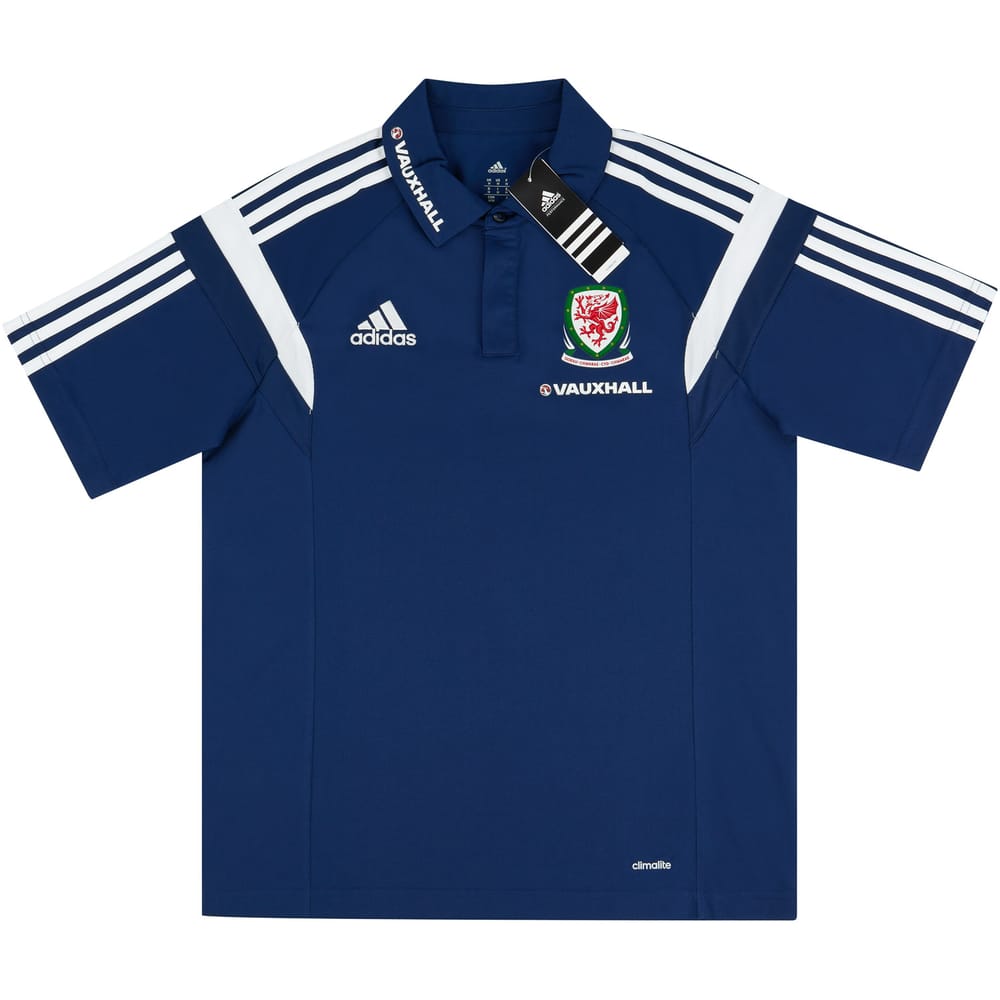 2014-15 Wales Player Issue Training Polo T-Shirt (M)