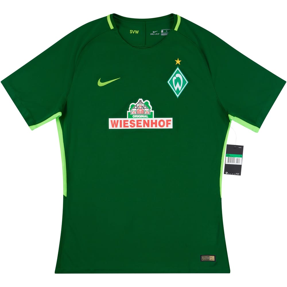 2017-18 Werder Bremen Player Issue Home Shirt (XL)