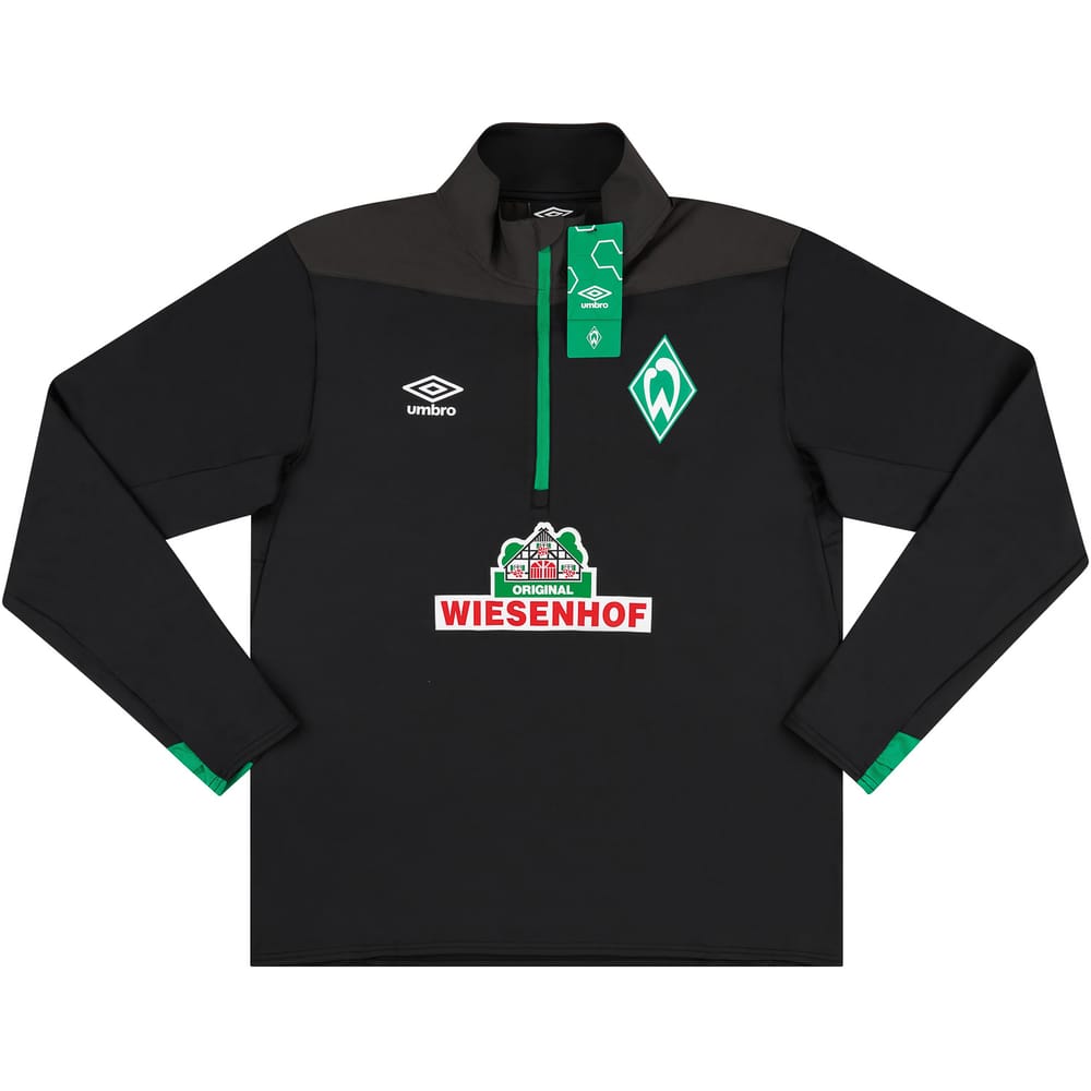 2018-19 Werder Bremen Player Issue 1/2 Zip Training Top