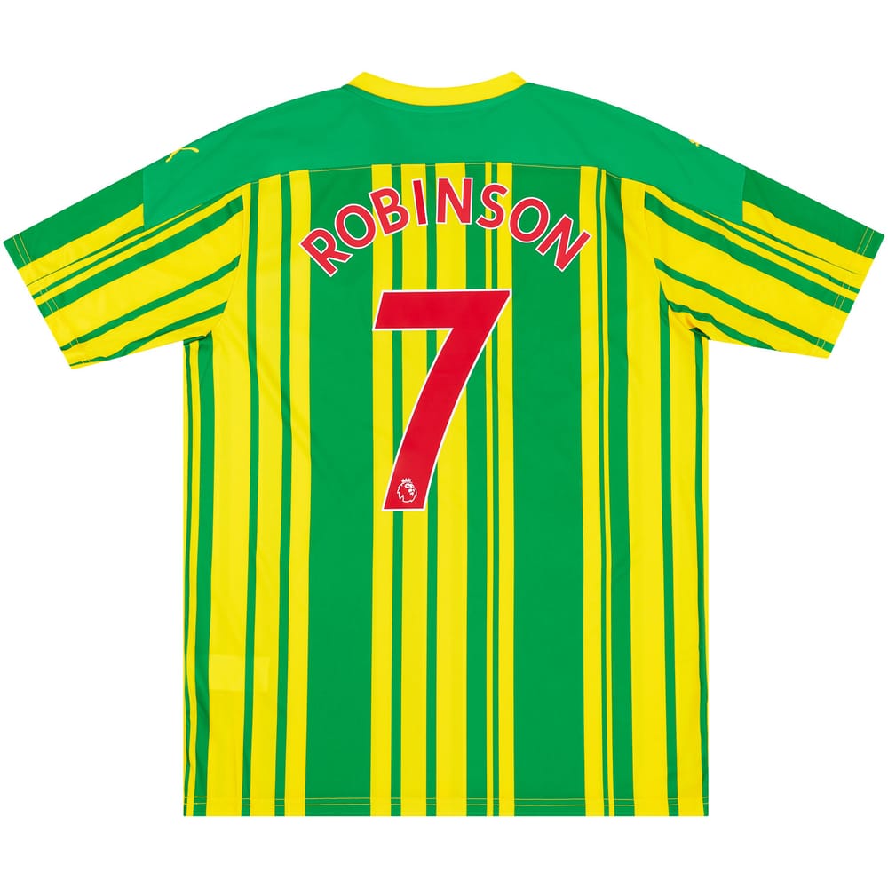 2020-21 West Brom Away Shirt Robinson #7