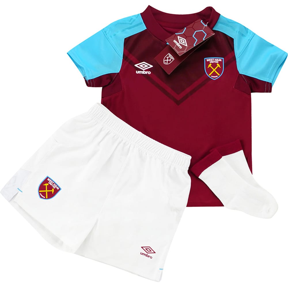 2017-18 West Ham Home Full Kit - NEW - (BABY)
