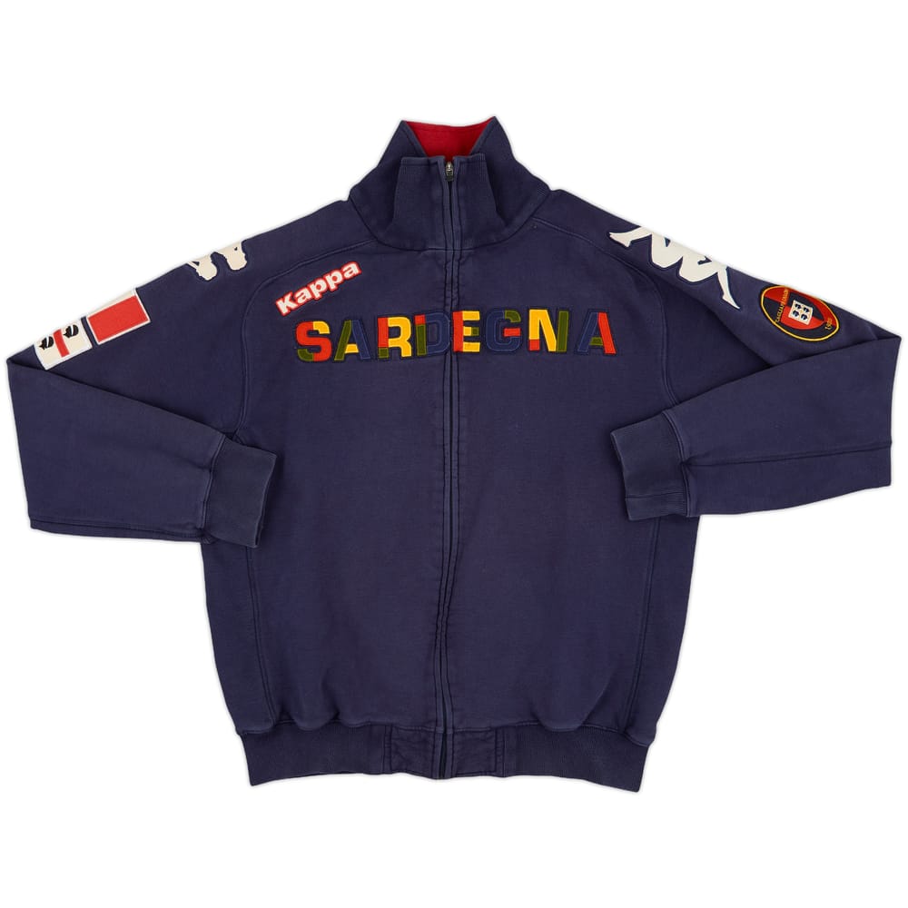 2011-12 Cagliari Kappa Track Jacket - 6/10 - (XXL)