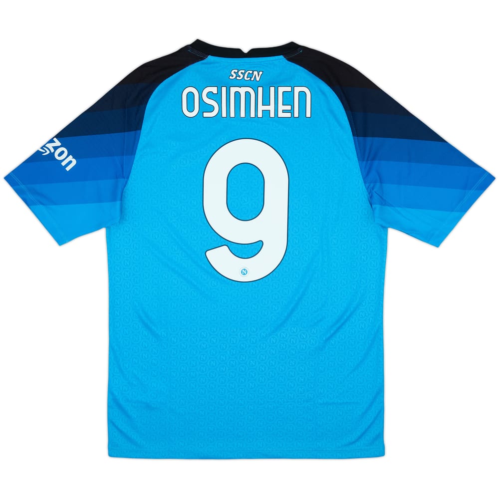 2022-23 Napoli Authentic Home Shirt Osimhen #9 (XL)