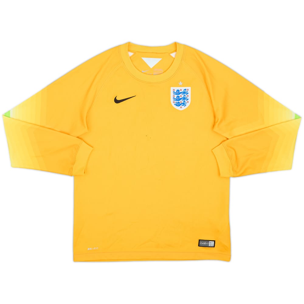 2014-15 England GK Shirt - 6/10 - (L.Boys)