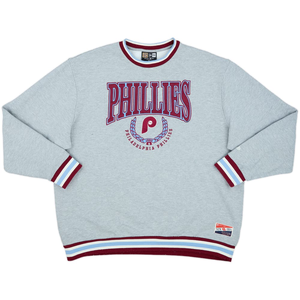 2023 Philadelphia Phillies Cooperstown Collection New Era Sweat Top - 6/10 - (XXL)