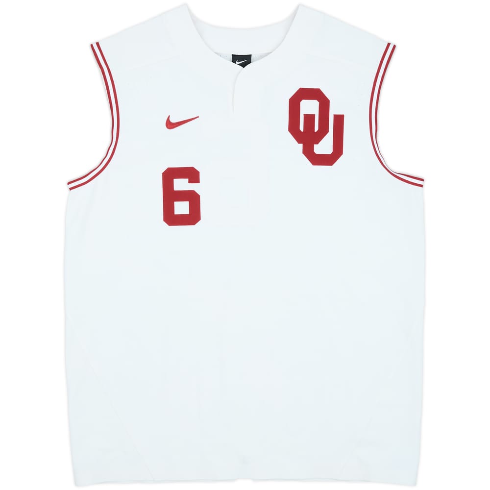 2022 Oklahoma Sooners Clark #6 Nike Authentic Alternate Jersey - 7/10 - (XL)