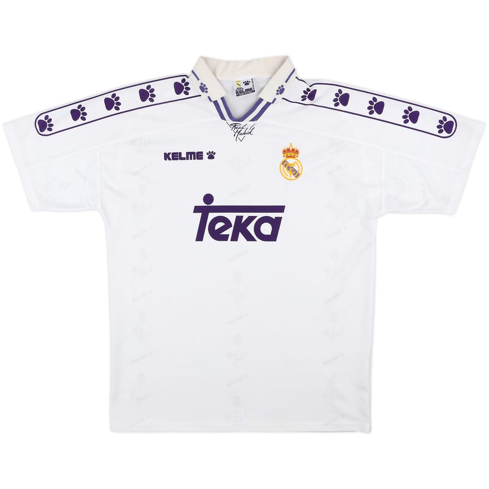1994-96 Real Madrid Home Shirt - 8/10 - (L)