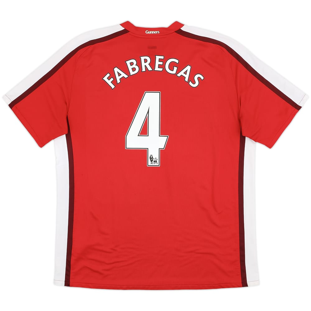 2008-10 Arsenal Home Shirt Fabregas #4 - 6/10 - (XL)