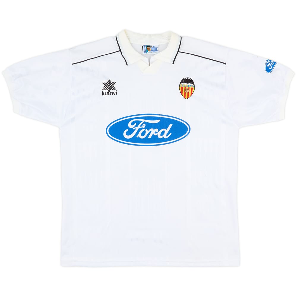 1995-96 Valencia Home Shirt - 8/10 - (L)