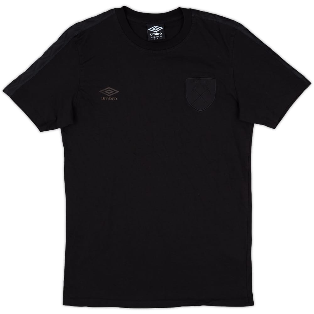 2018-19 West Ham Umbro Blackout Crest Tee - 10/10 - (S)