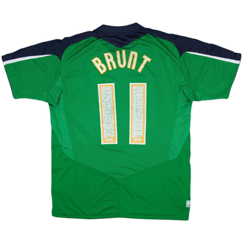 2004-05 Northern Ireland Home Shirt Brunt #11 - 6/10 - (L)