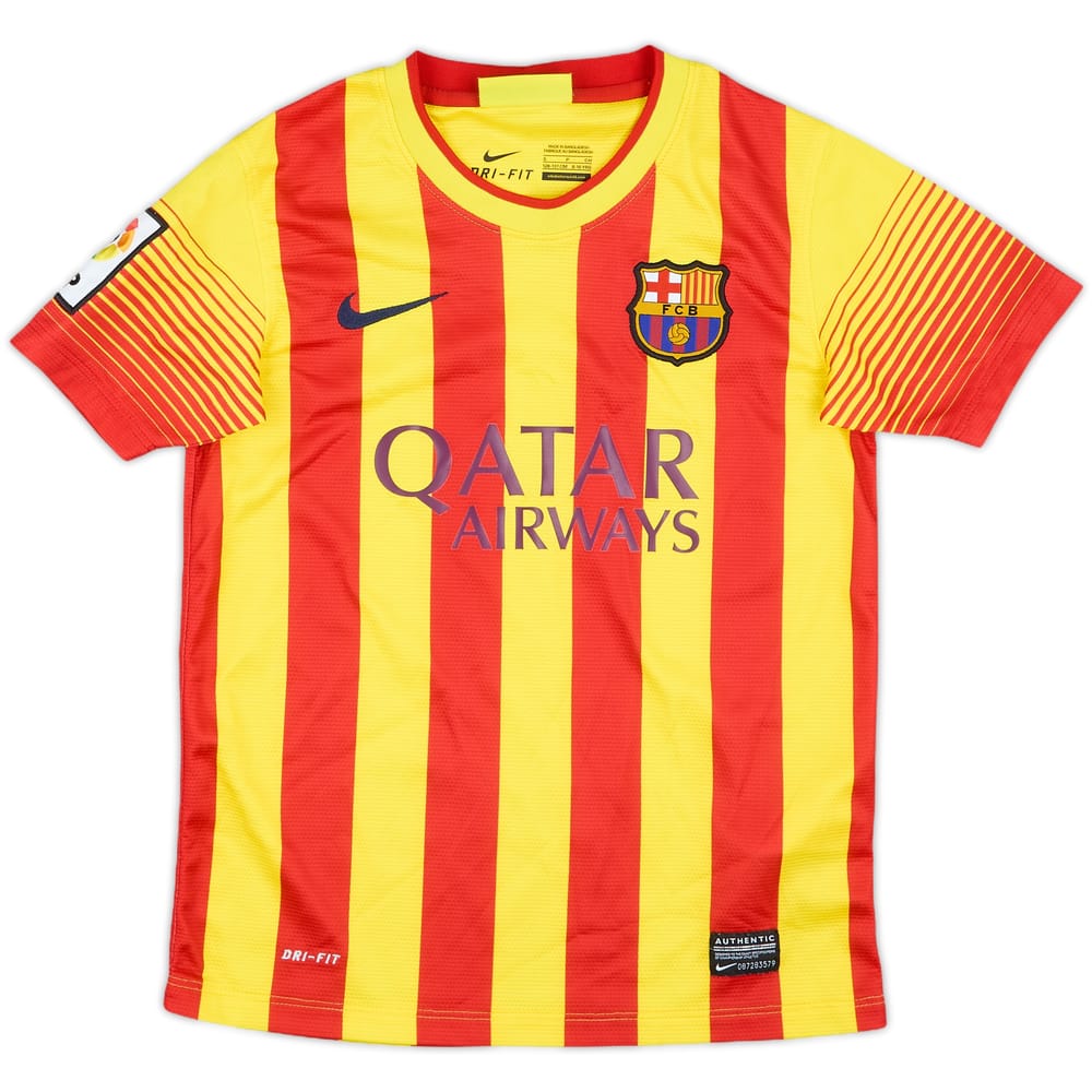 2013-15 Barcelona Away Shirt - 10/10 - (S.Boys)