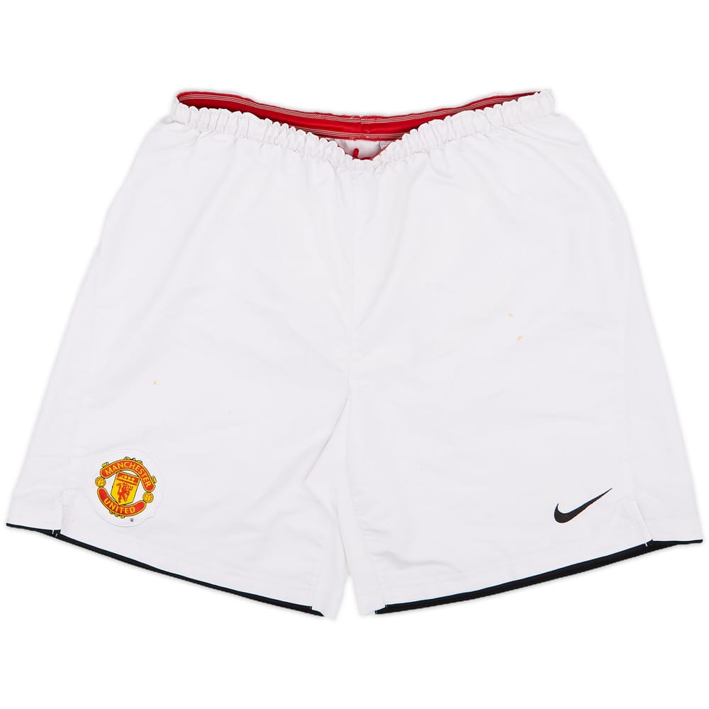 2007-09 Manchester United Home Shorts - 7/10 - (M)