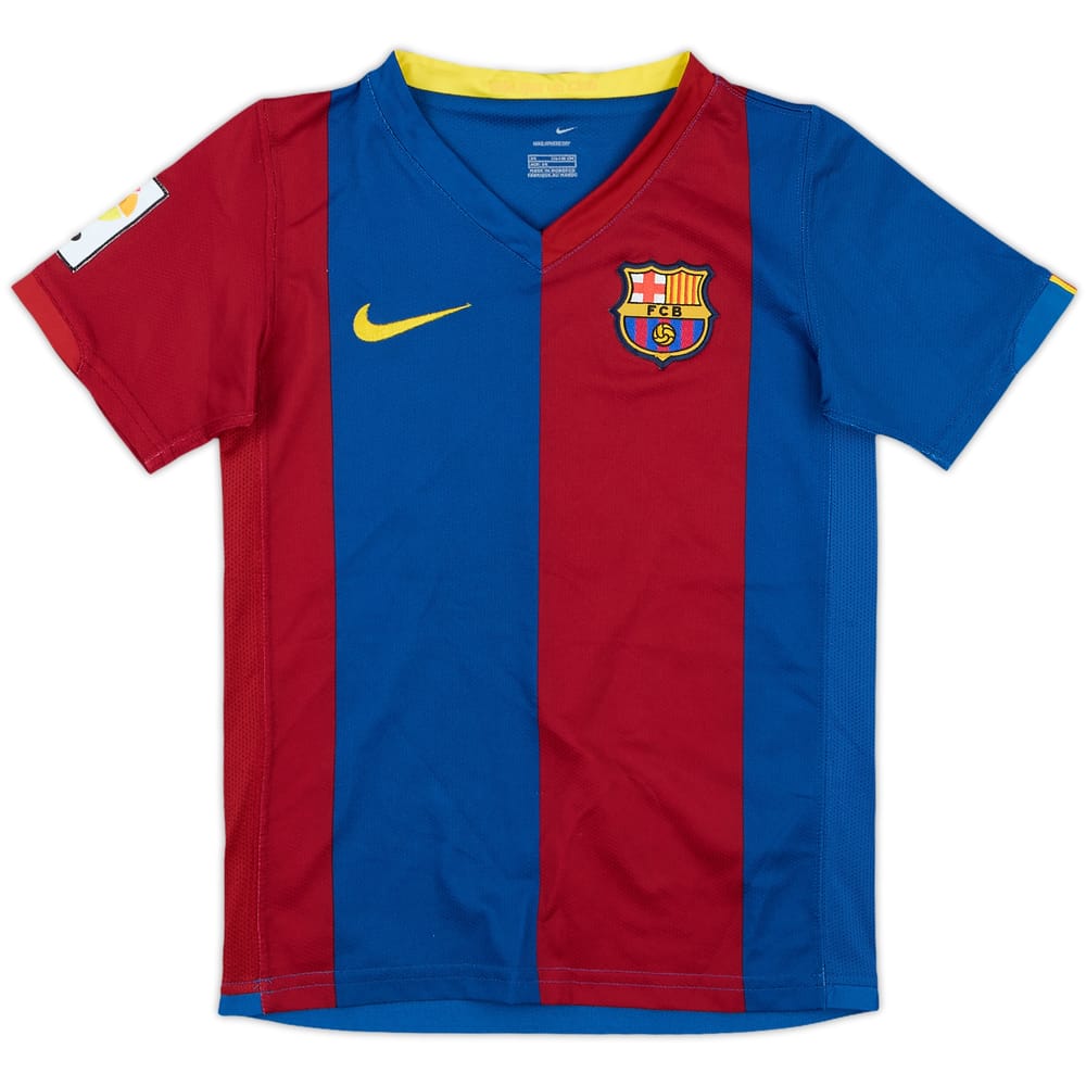 2006-07 Barcelona Home Shirt - 9/10 - (6-7 Years)