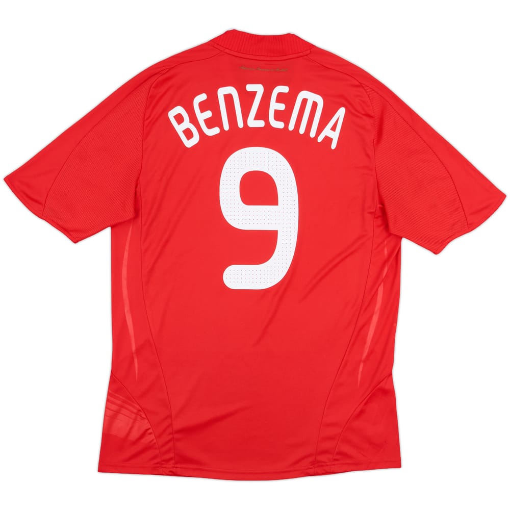 2007-08 France Away Shirt Benzema #9 - 8/10 - (M)