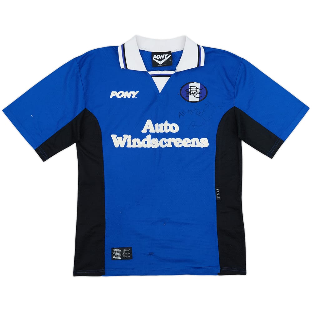 1996-97 Birmingham Signed Home Shirt - 5/10 - (S)