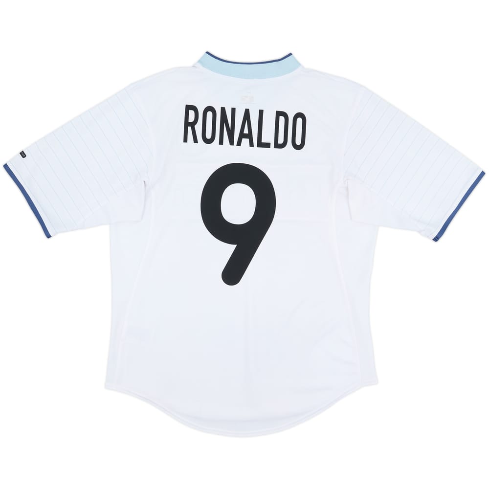 2000-01 Inter Milan Away Shirt Ronaldo #9 - 7/10 - (M)