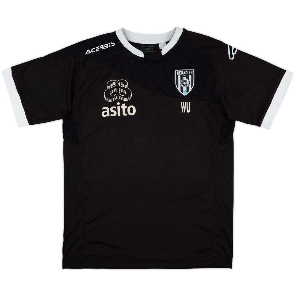 2016-17 Heracles Almelo Acerbis Staff Issue Training Shirt 'WU' - 9/10 - (S)