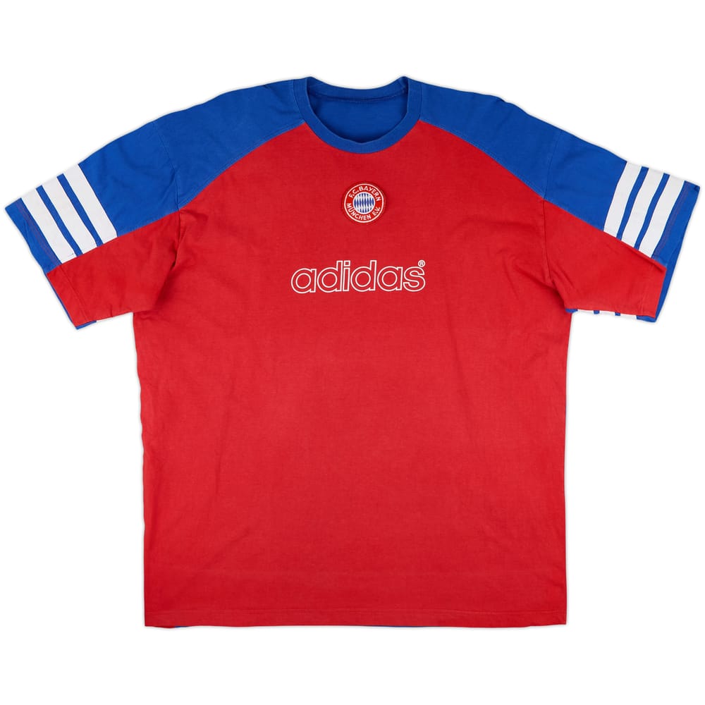 1995-96 Bayern Munich adidas Cotton Tee - 7/10 - (XXL)