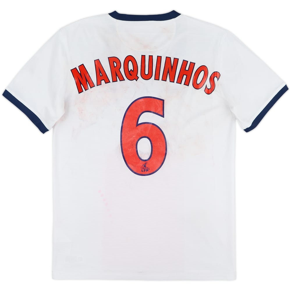2013-14 Paris Saint-Germain Away Shirt Marquinhos #6 - 4/10 - (S)