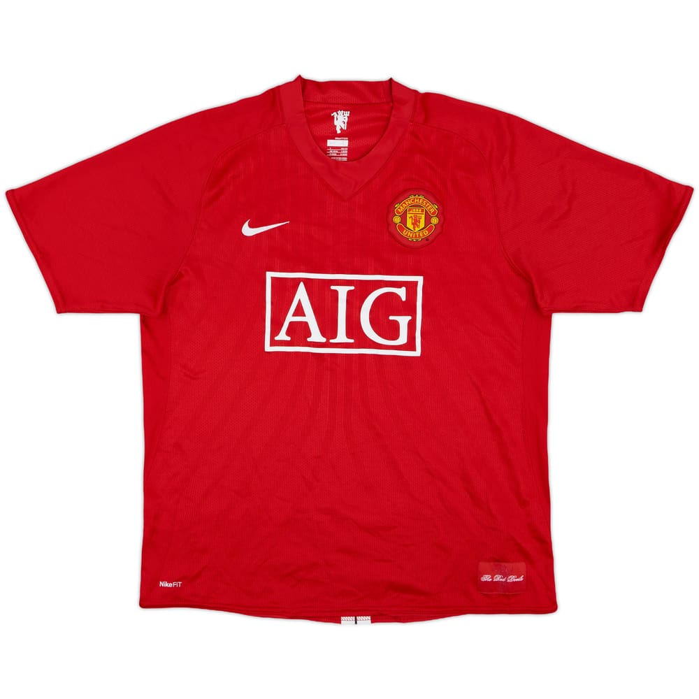 2007-09 Manchester United Home Shirt Ronaldo #7 - 4/10 - (L)
