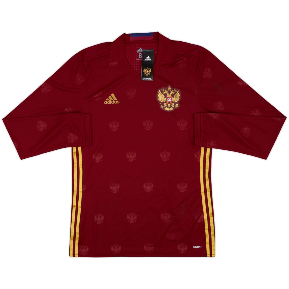 2016-17 Russia Player Issue Home L/S Shirt (L)