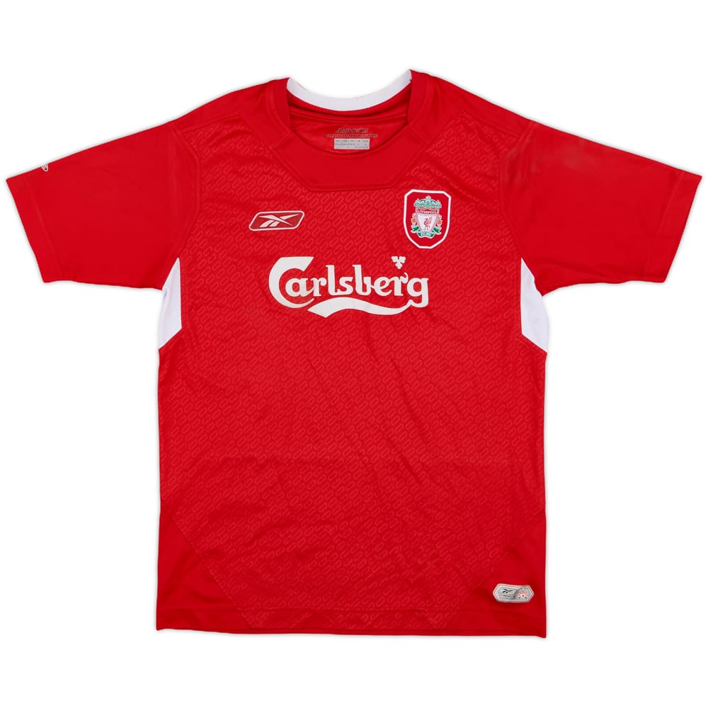 2004-06 Liverpool Home Shirt - 8/10 - (L.Boys)