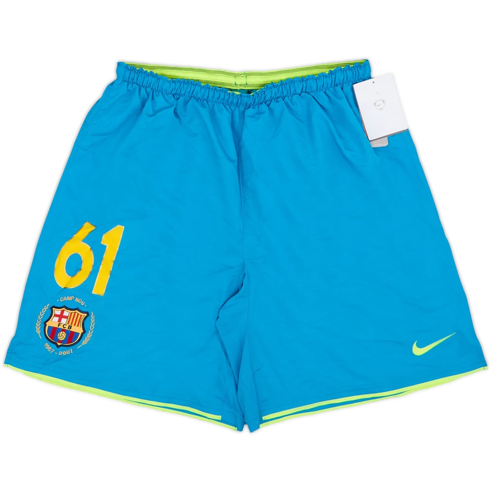 2007-08 Barcelona Away Shorts #61 (M)