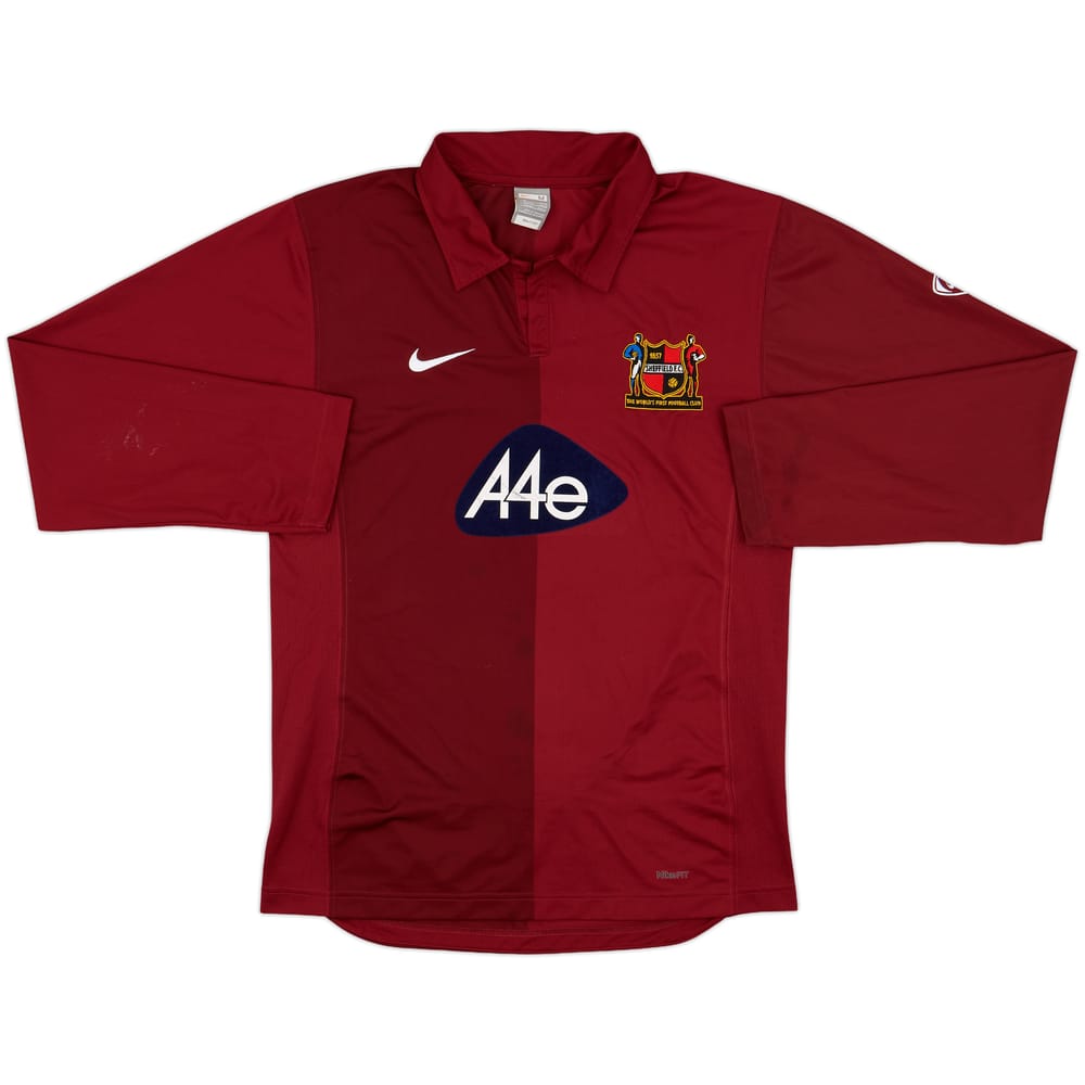 2007-08 Sheffield FC Home L/S Shirt - 8/10 - (M)