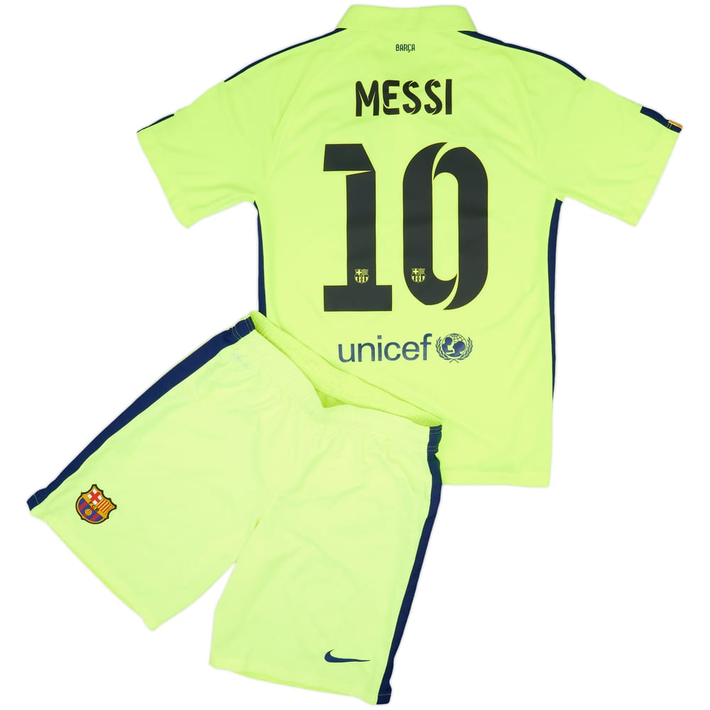 2014-15 Barcelona Third Shirt & Shorts Messi #10 - 8/10 - (S)