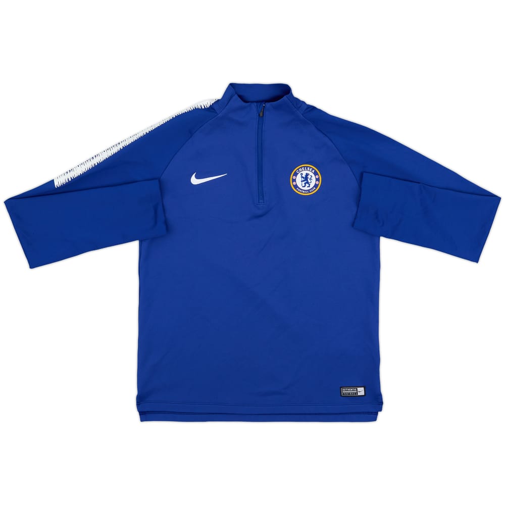 2018-19 Chelsea Nike 1/4 Zip Drill Top - 5/10 - (L.Boys)