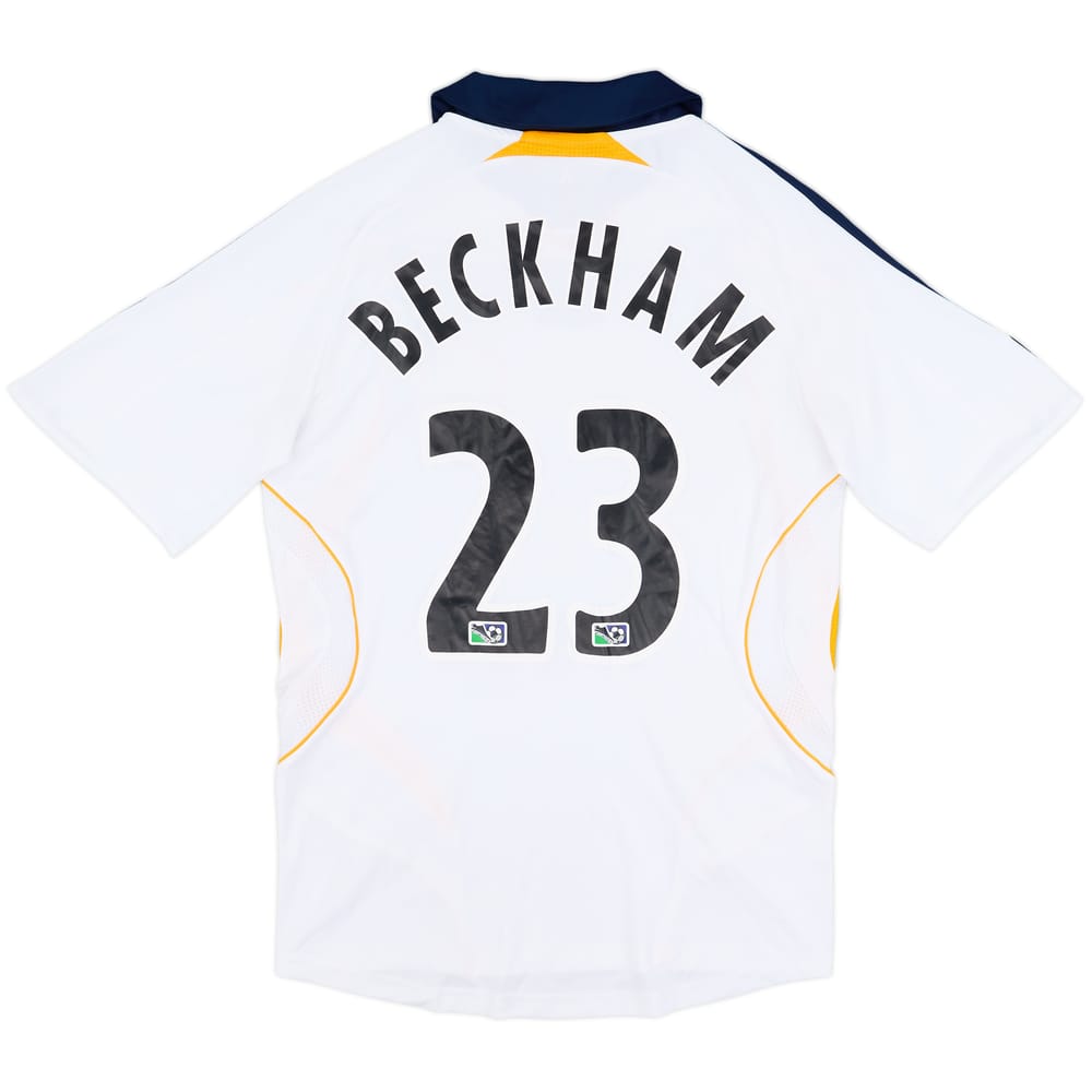 2007-08 LA Galaxy Home Shirt Beckham #23 - 9/10 - (S)